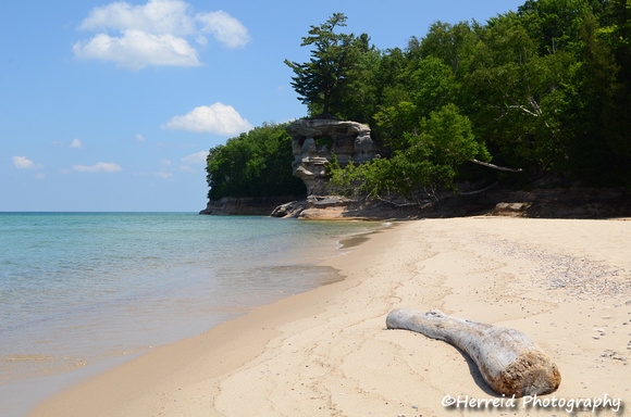 Chapel Rock and Beach at Pictured Rocks National Lakeshore