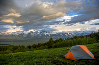 Tent with Teton View