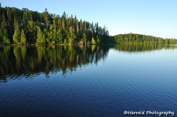 Morning Reflections on a BWCA Lake